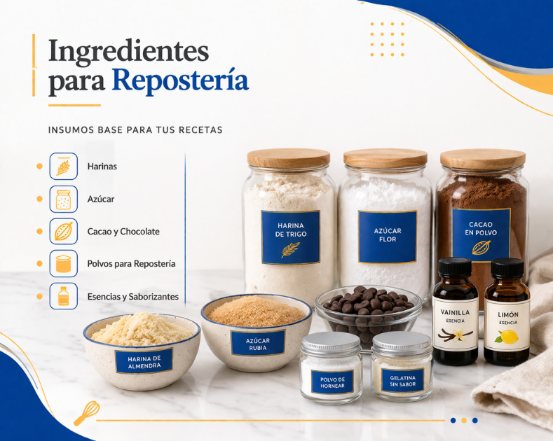Ingredientes para Repostería