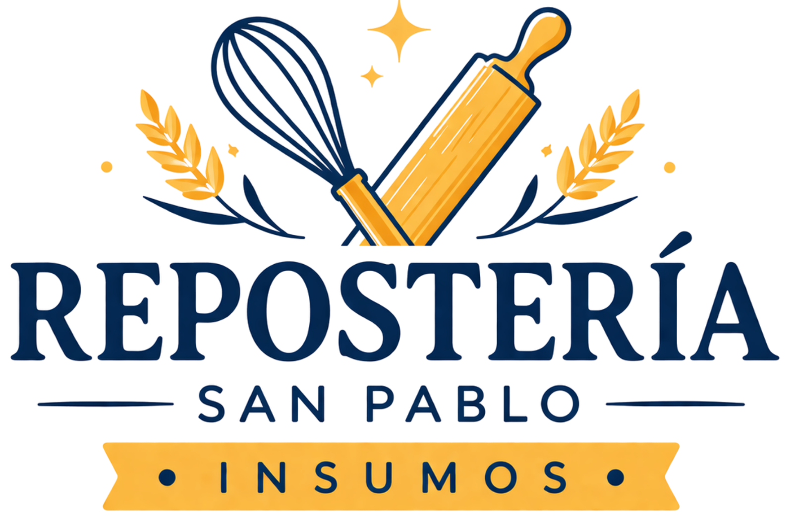 logotipo del negocio insumos repostería san pablo